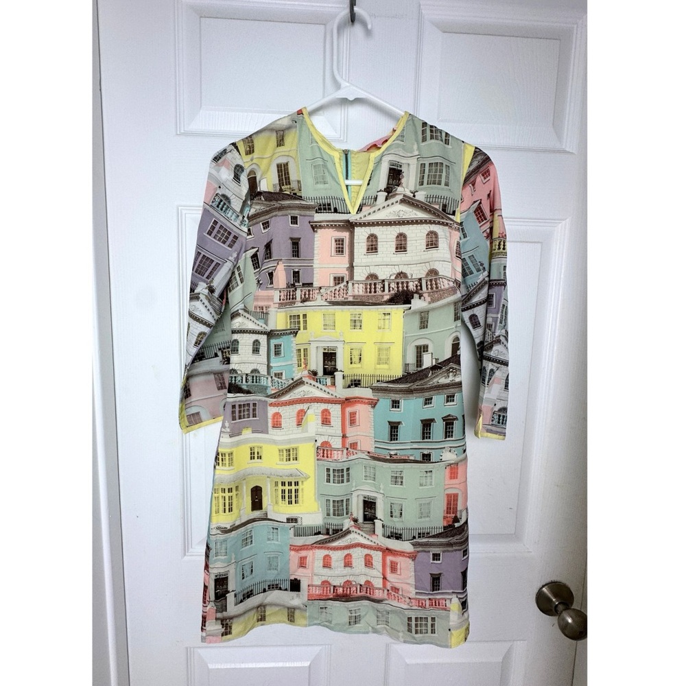 TED BAKER Regency  Edolie Houses Pastel Tunic Dress Size 0